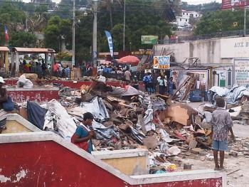 Tent camp Kafou Ayupo destroyed by police May 23 2011 2_0.jpg